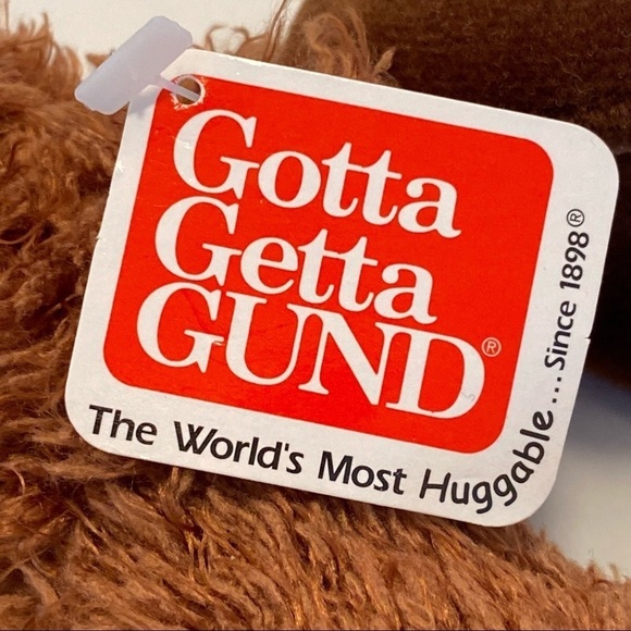 Gund Morie Jr. Standing Moose Stuffed Animal Plush 8" Brown MINT Tag - Picture 8 of 11